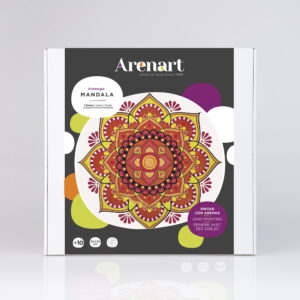 KIT 1 MANDALA NARANJA 38X38
